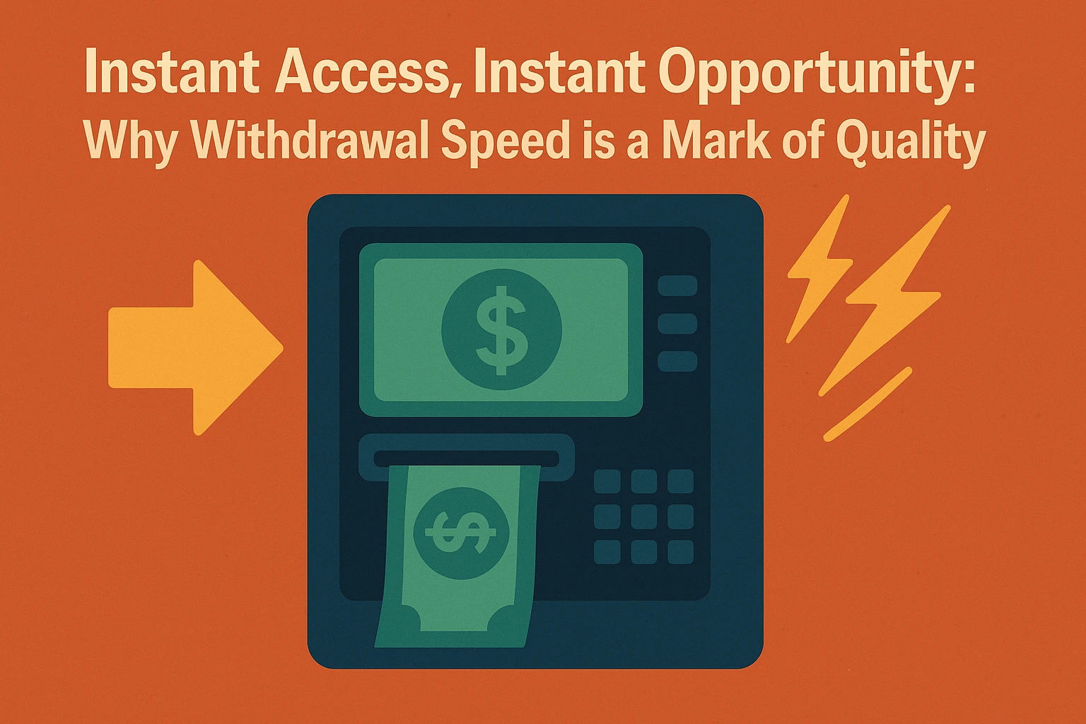 Why Withdrawal Speed is a Mark of Quality